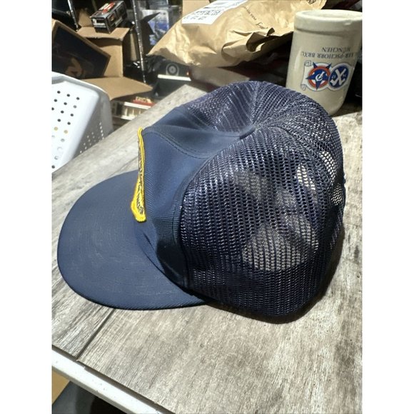 Chessie System Railroad MD Division Snapback Blue Trucker Hat Cap Made in USA - Picture 3 of 7